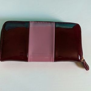Charming Charlie faux patent leather wallet